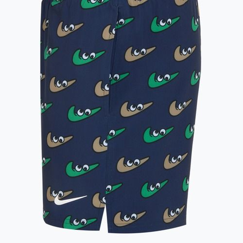 Шорти для плавання чоловічі Nike Multi Print 5" Volley midnight navy