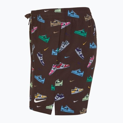 Шорти для плавання чоловічі Nike Multi Print 5" Volley baroque brown