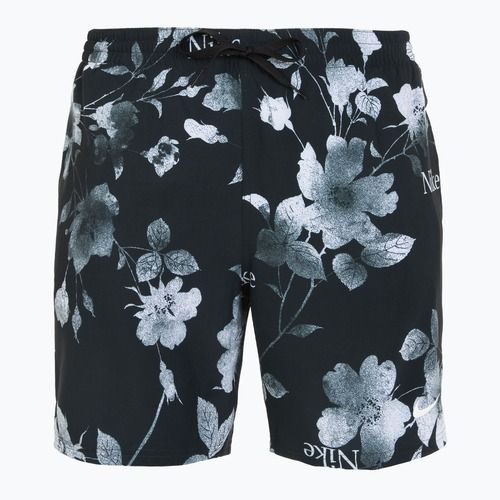 Шорти для плавання чоловічі Nike Fine Floral 7" Volley black