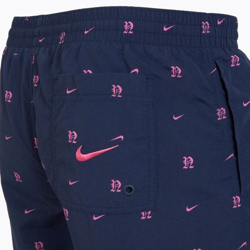Шорти для плавання чоловічі Nike Luxe Letter 7" Volley midnight navy