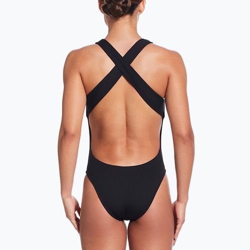 Купальник суцільний жіночий Nike Elevated Essential Crossback black