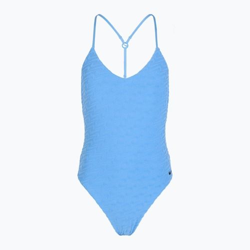 Купальник суцільний жіночий Nike Swoosh Link Y-Back university blue