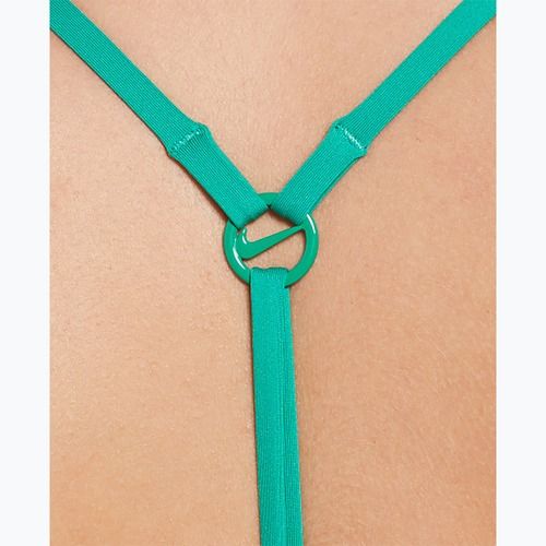 Купальник суцільний жіночий Nike Swoosh Link Y-Back stadium green