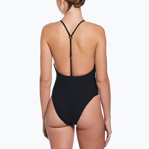 Купальник суцільний жіночий Nike Swoosh Link Y-Back black