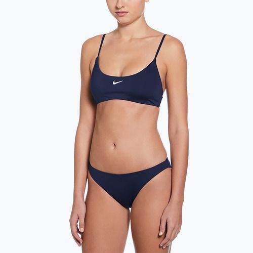 Купальник роздільний жіночий Nike Essential Bralette Bikini midnight navy