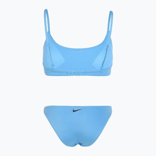 Купальник роздільний жіночий Nike Essential Bralette Bikini university blue