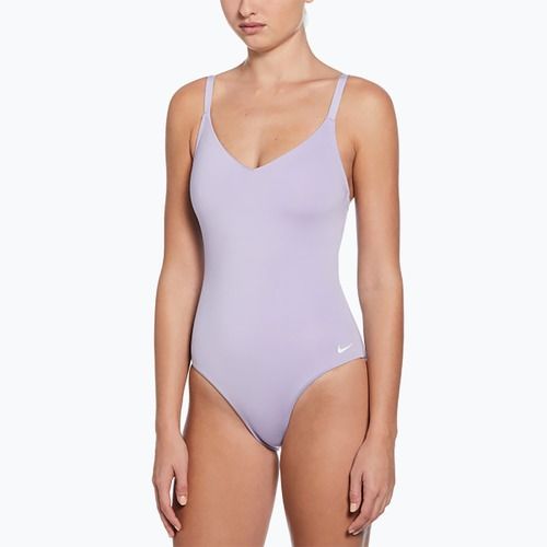 Купальник суцільний жіночий Nike Essential V-Neck hydrangeas