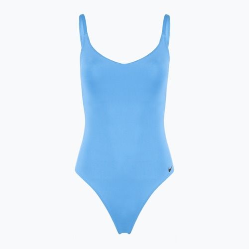 Купальник суцільний жіночий Nike Essential V-Neck university blue