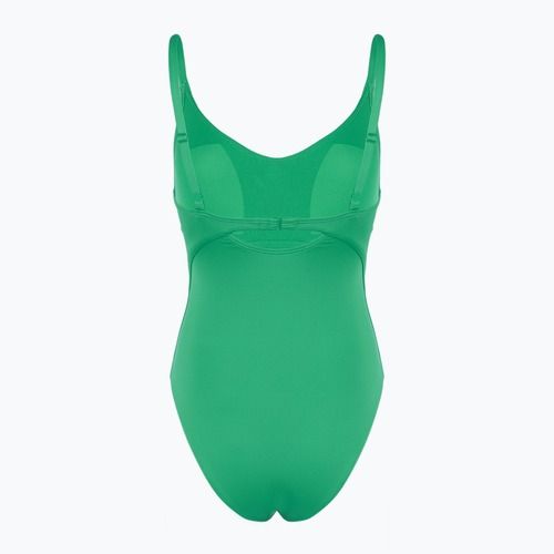 Купальник суцільний жіночий Nike Essential V-Neck stadium green
