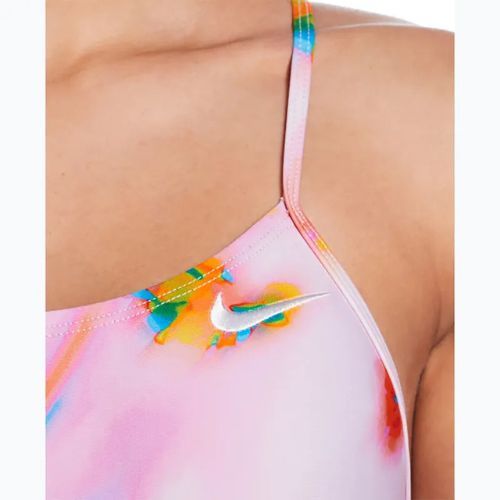 Купальник суцільний жіночий Nike Hydrastrong Cutout pink foam