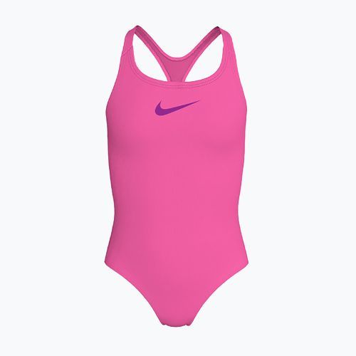 Купальник суцільний дитячий Nike Essential Racerback hyber pink