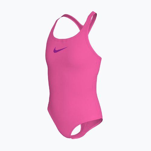 Купальник суцільний дитячий Nike Essential Racerback hyber pink