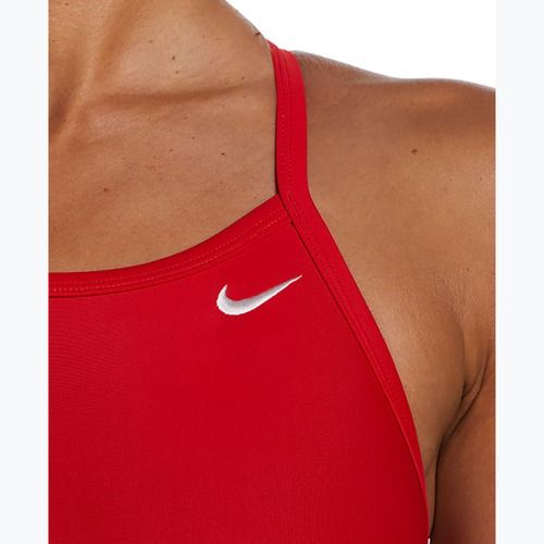 Купальник суцільний жіночий Nike Solid Racerback university red