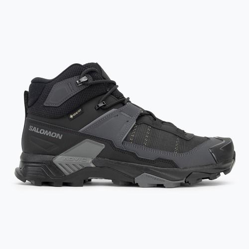 Черевики трекінгові чоловічі Salomon X Ultra 5 MID Wide GTX black/asphalt/ castlerock