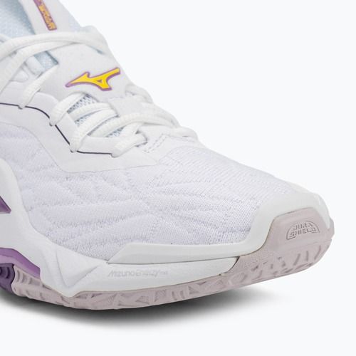 Кросівки гандбольні Mizuno Wav Stealth Neo 2 white / navy peony / peach parfait