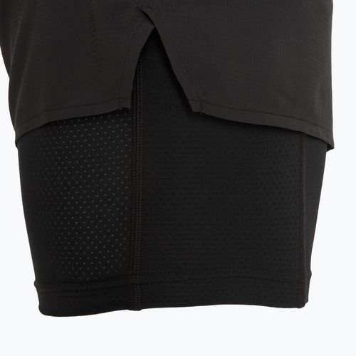 Шорти для бігу чоловічі Mizuno Trail ER 2IN1 black