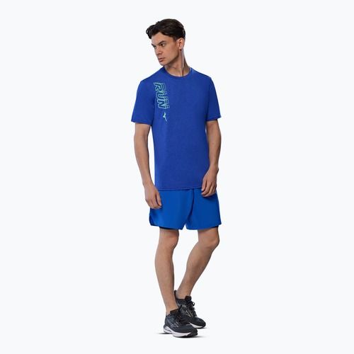 Футболка для бігу чоловіча Mizuno Core Run Tee reflex blue