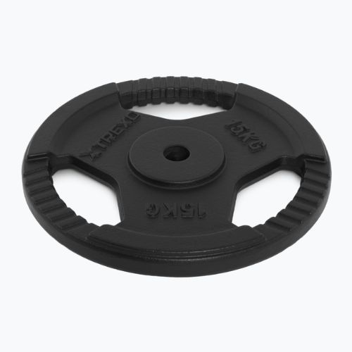 Диск чавунний TREXO TRX-ICP015 15 кг chrom