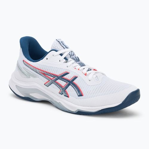 Кросівки волейбольні чоловічі ASICS Netburner Ballistic FF 4 white/mako blue