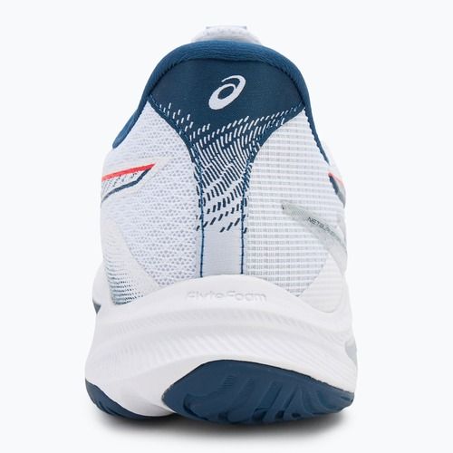 Кросівки волейбольні чоловічі ASICS Netburner Ballistic FF 4 white/mako blue