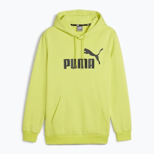 Кофта чоловіча PUMA Essentials Big Logo Hoodie FL lime sheen