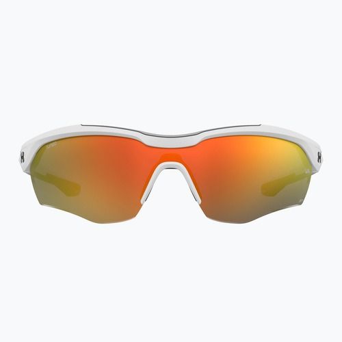 Окуляри сонцезахисні чоловічі Under Armour Yard Pro matte white/orange multilayer oleophobic