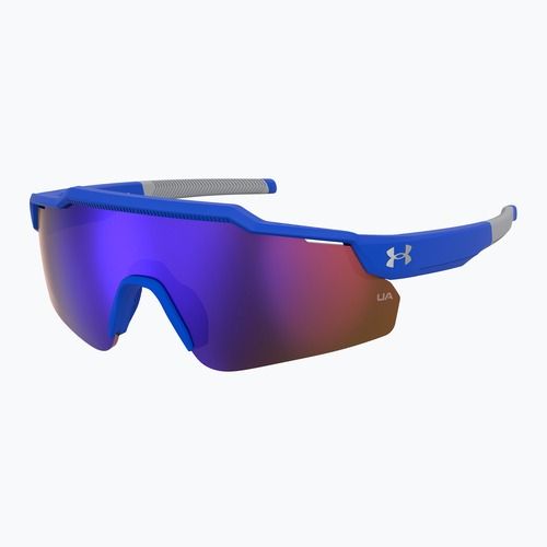 Окуляри сонцезахисні дитячі Under Armour Levelup Jr S3 matte blue grey/infrared