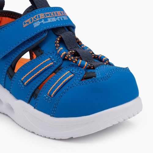 Сандалі дитячі SKECHERS S-Lights Sola Glow blue/lime