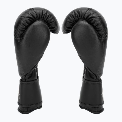 Рукавиці боксерські HOOK FIGHTING Ready to Fight шкіряні чорний