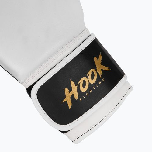 Рукавиці боксерські HOOK FIGHTING Ready to Fight шкіряні білий