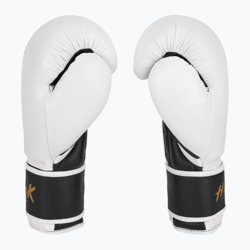 Рукавиці боксерські HOOK FIGHTING Ready to Fight шкіряні білий