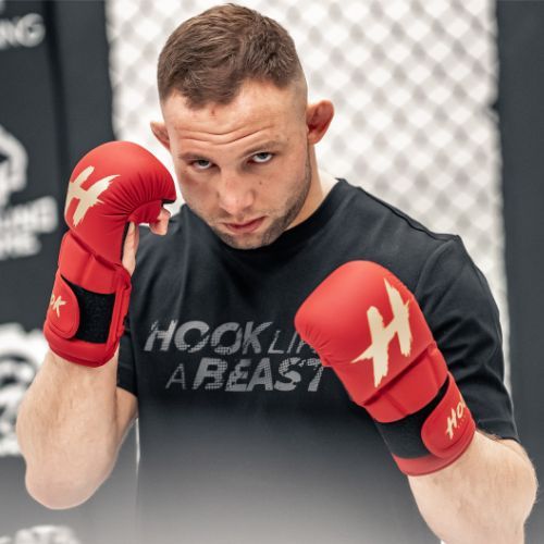 Рукавиці спарингові MMA HOOK FIGHTING TX0-B4M0016 червоний