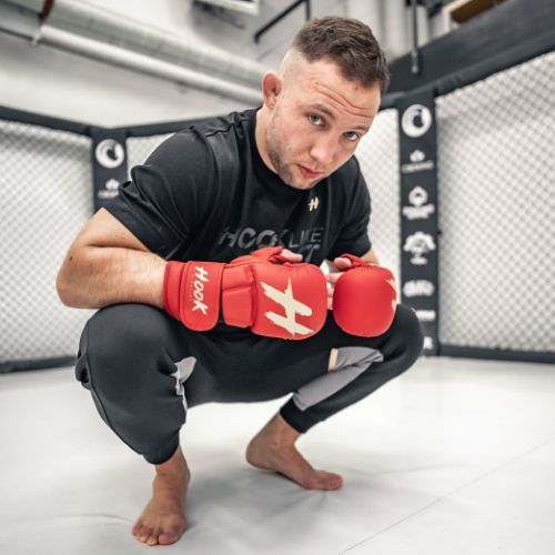 Рукавиці спарингові MMA HOOK FIGHTING TX0-B4M0016 червоний