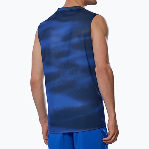 Футболка для бігу чоловіча Mizuno Core Graphic Sleeveless reflex blue