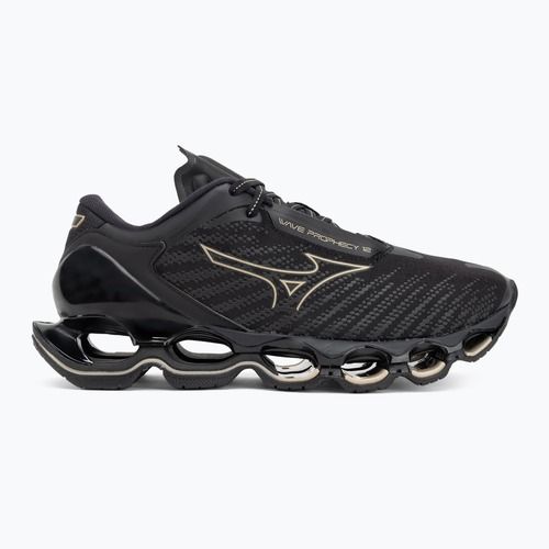 Кросівки для бігу жіночі Mizuno Wave Prophecy 12 black/ge gold