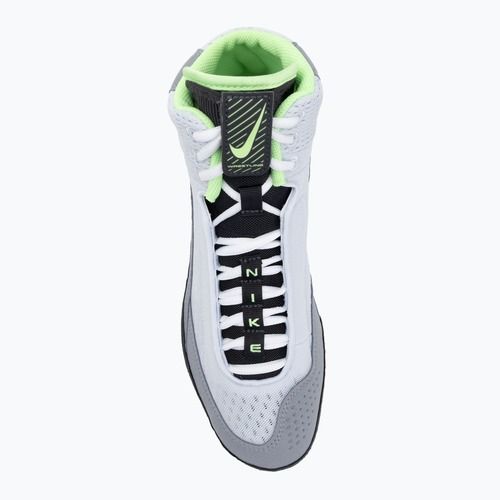 Кросівки борцівські Nike Inflict 4 football grey/lime blast/anthracite/white