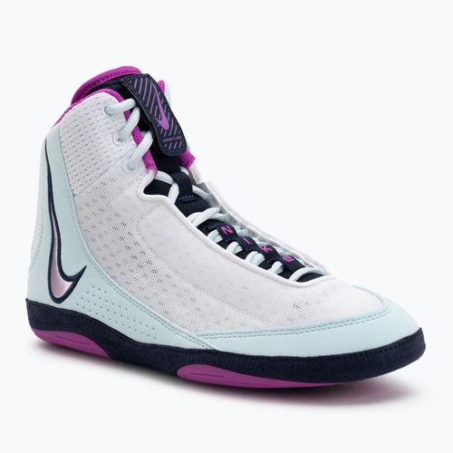 Кросівки борцівські Nike Inflict 4 white/hyper violet/glacier blue/obsidian