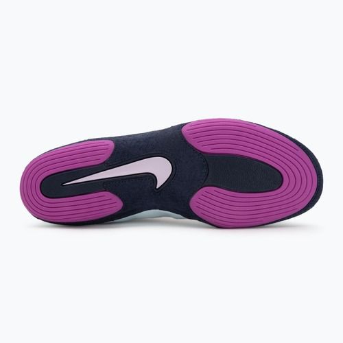 Кросівки борцівські Nike Inflict 4 white/hyper violet/glacier blue/obsidian