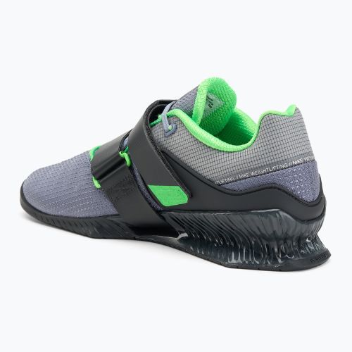 Кросівки для важкої атлетики Nike Romaleos 4 ashen slate/green strike/anthracite
