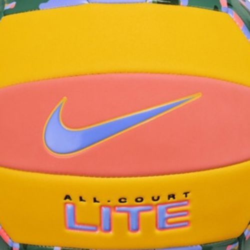 М'яч волейбольний Nike All Court Lite Volleyball light wild манго/university gold/royal pulse розмір 5