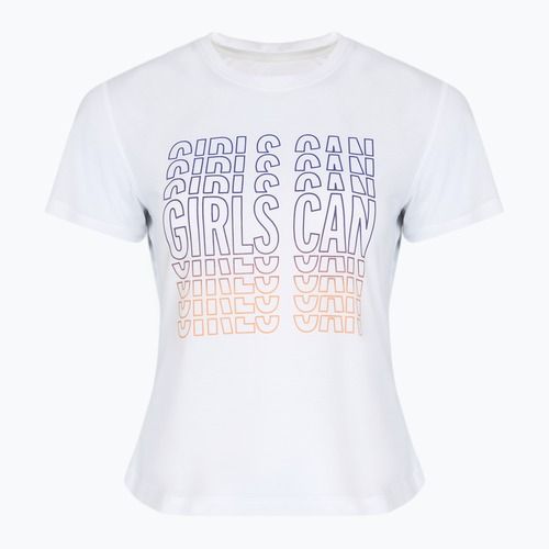Футболка для бігу жіноча Brooks International Women'S Day white/purple/orange