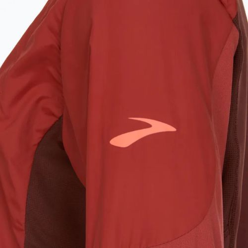 Куртка для бігу чоловіча Brooks Fusion Hybrid copper/run raisin