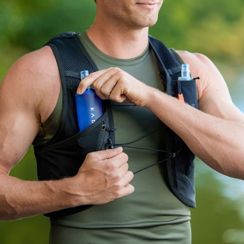Пляшка Softflask KADVA Flowbie 250 мл блакитний