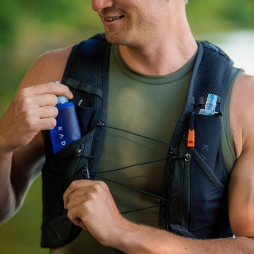 Пляшка Softflask KADVA Flowbie 150 мл блакитний