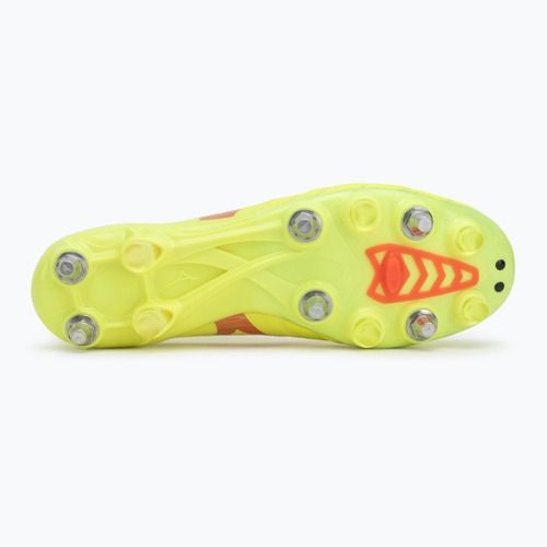 Кросівки футбольні чоловічі Mizuno Morelia Neo IV β Elite MIX safety yellow/fiery coral 2/safety yellow