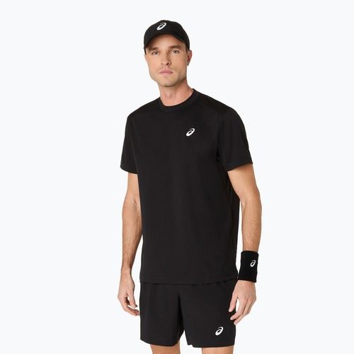 Футболка тенісна чоловіча ASICS Court Top performance black