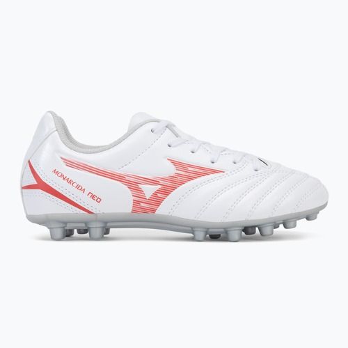 Кросівки футбольні дитячі Mizuno Monarcida Neo III Select AG white/radiant red