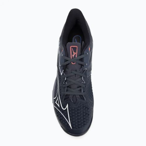 Кросівки тенісні Mizuno Wave Exceed Tour 6 CC odyssey gray/white/blue granite