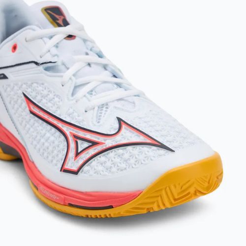 Кросівки тенісні Mizuno Wave Exceed Tour 6 CC white/baritone blue/fiery coral 2
