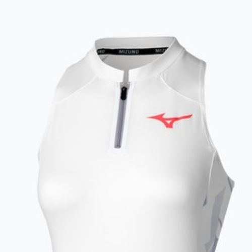 Футболка жіноча Mizuno Daybreakers Printed Tank W white/icelandic blue